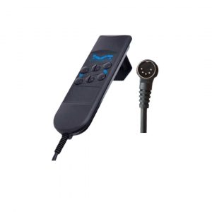 REF: 12-027/4 MANDO PARA CAMA DOMESTICA , 6 PULSADORES 5 DINS, COMPATIBLE MOTOR OKIN