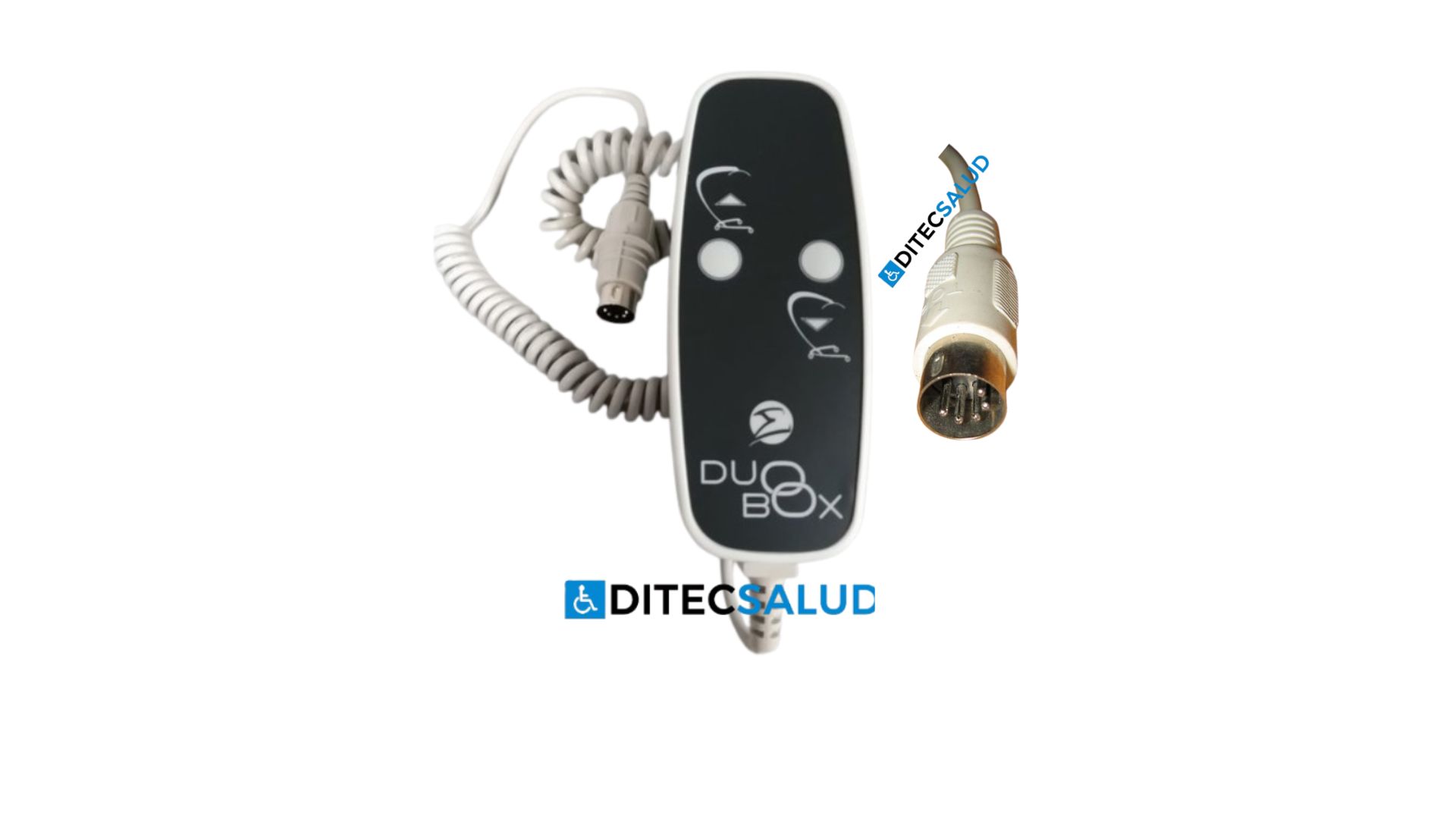 REF: CM502, Mando para elevación de pacientes con gancho, DUO- BOX (SYGMA) Conector 5 pines