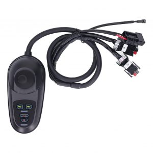 REF: JOYS/EM JOYSTICK EMBLEMA, PARA SILLAS ELECTRICAS CON CONECTORES DIRECTOS A MOTORES Y TENSION