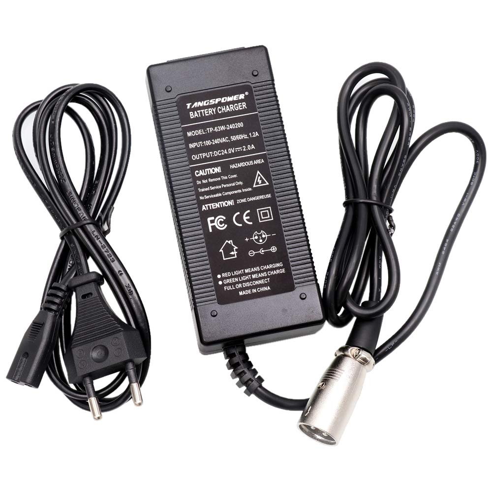 REF: CAR/2.0, CARGADOR DE BATERIA TANGSPOWER 24V. 2.0 AH PARA SILLA DE RUEDAS ELECTRICA