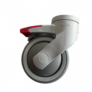 REF:T05991  RUEDA TRASERA CON FRENO PARA GRUA BLUE WAYUP 3 (100 X 39X 50 )