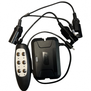 REF: SB112/6, CAJA DE CONTROL CON MANDO INALAMBRICO 6 BOTONES PARA TRES MOTORES