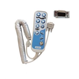 REF: HS/0220 MANDO PARA CAMA CLINICA HILL ROM 10 PULSADORES, 15 PINES CONECTOR VGA
