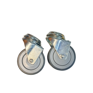 REF: T00436 RUEDAS DELANTERAS CHAPA DE ACERO, PARA GRUA LIKO SABINA II ( PACK 2 UNDS )